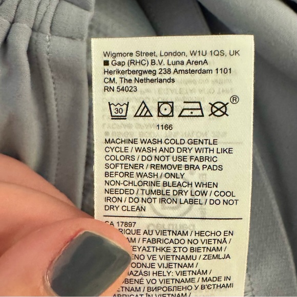 Athleta | Cinch Longline Bra A-C, Light Blue Color, Size L - NWT - Picture 9 of 10